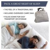 King Koil Queen Size Air Mattress with Built-in Pump - Best Inflatable Airbed Queen Size - Elevated Raised Air Mattress Quilt Top