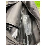 VANCL Golf Htting Net 10 x 7ft Golf Portable Practice Net with Enlarged 25x25in Hitting Mat, for Indoor and Outdoor, Carry Bag, Practice