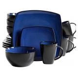 Gibson Elite Soho Lounge Reactive Glaze Stoneware Dinnerware Set