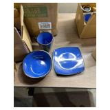 Gibson Elite Soho Lounge Reactive Glaze Stoneware Dinnerware Set