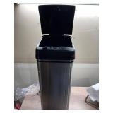 iTouchless 13 Gallon Automatic Trash Can with Odor-Absorbing Filter and Lid Lock, Power by Batteries (not included) or Optional AC Adapter (sold separately