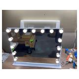 Vanity Mirror with Lights, Hollywood Lighted Makeup Mirror with 15 Dimmable LED Bulbs