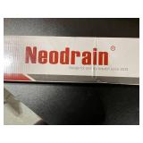 Neodrain 36 Inch Rectangular Linear Shower Drain with Brick Pattern Grate, Brushed 304 Stainless Steel Bathroom Floor Drain