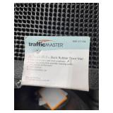 TrafficMaster Black 23.75 in. x 31.5 in. Rubber Door Mat