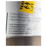 Case Copy Printer Printing Paper 8 1/2 x 11 Letter Size 10 Reams 5000 Sheets New
