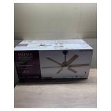 home decorators collection kensgrove 54 in. integrated led indoor espresso bronze ceiling fan with light kit and remote control