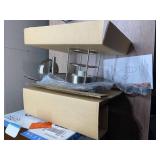 LUTEC Coastal Boston 1-Light 304 Stainless Steel Outdoor Wall Mount Lantern