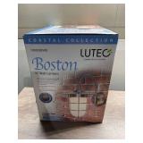 LUTEC Coastal Boston 1-Light 304 Stainless Steel Outdoor Wall Mount Lantern