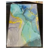 Abstract wall art panels set of three