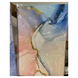 Abstract wall art panels set of three
