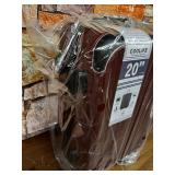 Coolife Luggage Expandable(only 28") Suitcase PC+ABS Spinner 20in 24in 28in Carry on (wine wind new, S(20in)_carry on)- Retail $89.99