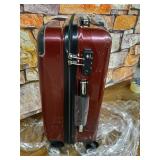 Coolife Luggage Expandable(only 28") Suitcase PC+ABS Spinner 20in 24in 28in Carry on (wine wind new, S(20in)_carry on)- Retail $89.99