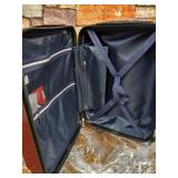 Coolife Luggage Expandable(only 28") Suitcase PC+ABS Spinner 20in 24in 28in Carry on (wine wind new, S(20in)_carry on)- Retail $89.99