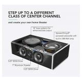 Definitive Technology CS-9080 Center Channel Speaker | Built-in 8" 300-Watt Powered Subwoofer and 10" Bass Radiator for Home Theater | High Performance | Premium Sound Quality | Single, Black- Retail 