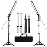 GSKAIWEN 180 LED Light Photography Studio LED Lighting Kit Adjustable Light with Light Stand Tripod Photographic Video Fill Light- Retail $89.90
