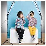 GSKAIWEN 180 LED Light Photography Studio LED Lighting Kit Adjustable Light with Light Stand Tripod Photographic Video Fill Light- Retail $89.90