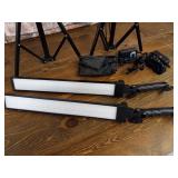 GSKAIWEN 180 LED Light Photography Studio LED Lighting Kit Adjustable Light with Light Stand Tripod Photographic Video Fill Light- Retail $89.90