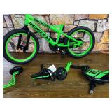 Schwinn Toggle Quick Build Kids Bike, 16-Inch Wheels, Smart Start Steel Frame, Easy Tool-Free Assembly, Green-Retail $199