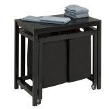 Honey Can Do Double Laundry Sorter Folding Table- Retail $114.98