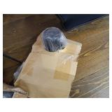 Flash Furniture Mid-Back Black Mesh Ergonomic Drafting Chair with Adjustable Foot Ring and Flip-Up Arms- Retail $148.49