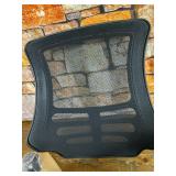 Flash Furniture Mid-Back Black Mesh Ergonomic Drafting Chair with Adjustable Foot Ring and Flip-Up Arms- Retail $148.49