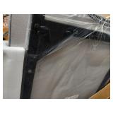 Amazon Basics 24 x 48 Inch Rectangular School Activity Kids Table, Ball Glide Legs, Adjustable Height 19-30 Inch, Grey and Black- Retail $117