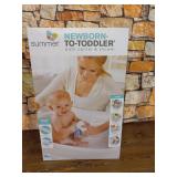 Summer Newborn to Toddler Bath Center and Shower (Neutral) - Bathtub Includes Four Stages that Grow with Your Child