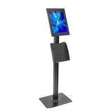 Mount-It! Anti-Theft iPad Floor Stand for iPad Pro 12.9 | Tablet Kiosk for 3rd Gen Fits Model A1584, A1652, A1670, A1671, A1876, A2014, A1895 (MI-3770B-XL3)