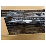 Amazon Basics 5-Shelf Adjustable, Heavy Duty Storage Shelving Unit on 4