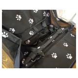 SWIHELP Pet Car Booster Seat Travel Carrier Cage, Oxford Breathable Folding Soft Washable Travel Bags for Dogs Cats or Other Small Pet