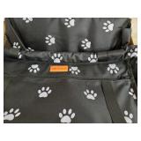 SWIHELP Pet Car Booster Seat Travel Carrier Cage, Oxford Breathable Folding Soft Washable Travel Bags for Dogs Cats or Other Small Pet