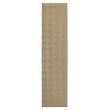 Garland Rug Diamond 3 ft. x 8 ft. Area Rug Large Runner Tan