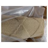 Garland Rug Diamond 3 ft. x 8 ft. Area Rug Large Runner Tan