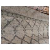 JONATHAN Y Moroccan Hype Boho Vintage Diamond, Bohemian, Easy Cleaning, for Bedroom, Kitchen, Living Room, Non Shedding Area Rugs, 5 X 8, Cream/Gray