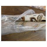 Dilek Transitional Floral Ivory Round Area Rug, 5