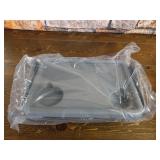 DMI Folding Walker Tray with Cup Holders, Tool Free, Locks in Place, Gray, 18.5 Inches