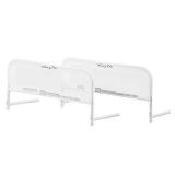 Dream On Me Mesh Security Bed Rails, Double Pack in White