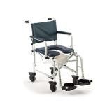 Invacare Mariner Rehab Shower Chair with Commode Opening, 300 lb. Weight Capacity, 6891