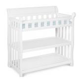 Delta Children Eclipse Changing Table with Pad, White