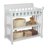 Delta Children Eclipse Changing Table with Pad, White
