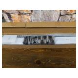 SMARTSTANDARD 8FT Sliding Barn Door Hardware Whole Kit (Include 8FT Track Kit & Pull Handle Set & Floor Guide), Smoothly and Quietly, Easy to Install, Fit 42"-48" Wide Door Panel (J Shape)