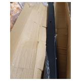 DIYHD 12FT Sliding Hardware Rustic Black Rolling Library Track(No Ladder), kit