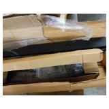 DIYHD 12FT Sliding Hardware Rustic Black Rolling Library Track(No Ladder), kit