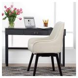 Studio Designs 70148 Spire Swivel Task Chair, White Sand