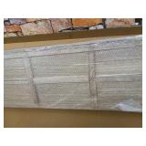 RHF 6 Ft.Tall Room Divider with Stand,19" Each Panel,Rustic Folding Privacy Screens,Heavy Duty Partition Wall Dividers, Room Separator, Temporary Wall, Screen Panel with Feet, 4 Panel, Brown