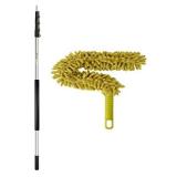 Docapole 5-12 Foot Extension Pole + Microfiber Flex-and-Stay Ceiling Fan Duster Bundle