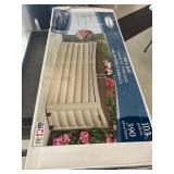 Suncast Resin 103-Gallon Large Storage Box with Wheels-Outdoor Bin for Gardening Tools, Seat Cushions, and Other Accessories, Store Items on Deck, Patio, Backyard, Taupe