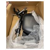 Invacare Wheelchair Elevating Legrests, Composite Footplates, Padded Calf Pads, 1 Pair, T94HCP,Black