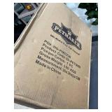 20.5-Inch Cat Condo 2 Story Cat House with Sisal Scratch Pad, Barrel Shaped Pet House Covered in Soft Fabric by PETMAKER (Gray)