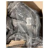 Wemore Shaggy Long Fur Faux Fur Weighted Blanket, Cozy and Fluffy Plush Sherpa Long Hair Blanket for Adult 15lbs, Fluffy Fuzzy Sherpa Reverse Heavy Blanket for Bed, Couch, Grey, 60 x 80 Inches